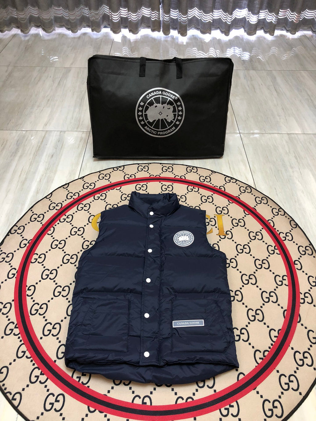 Canada Goose Freestyle Crew Navy Blue Down Vest