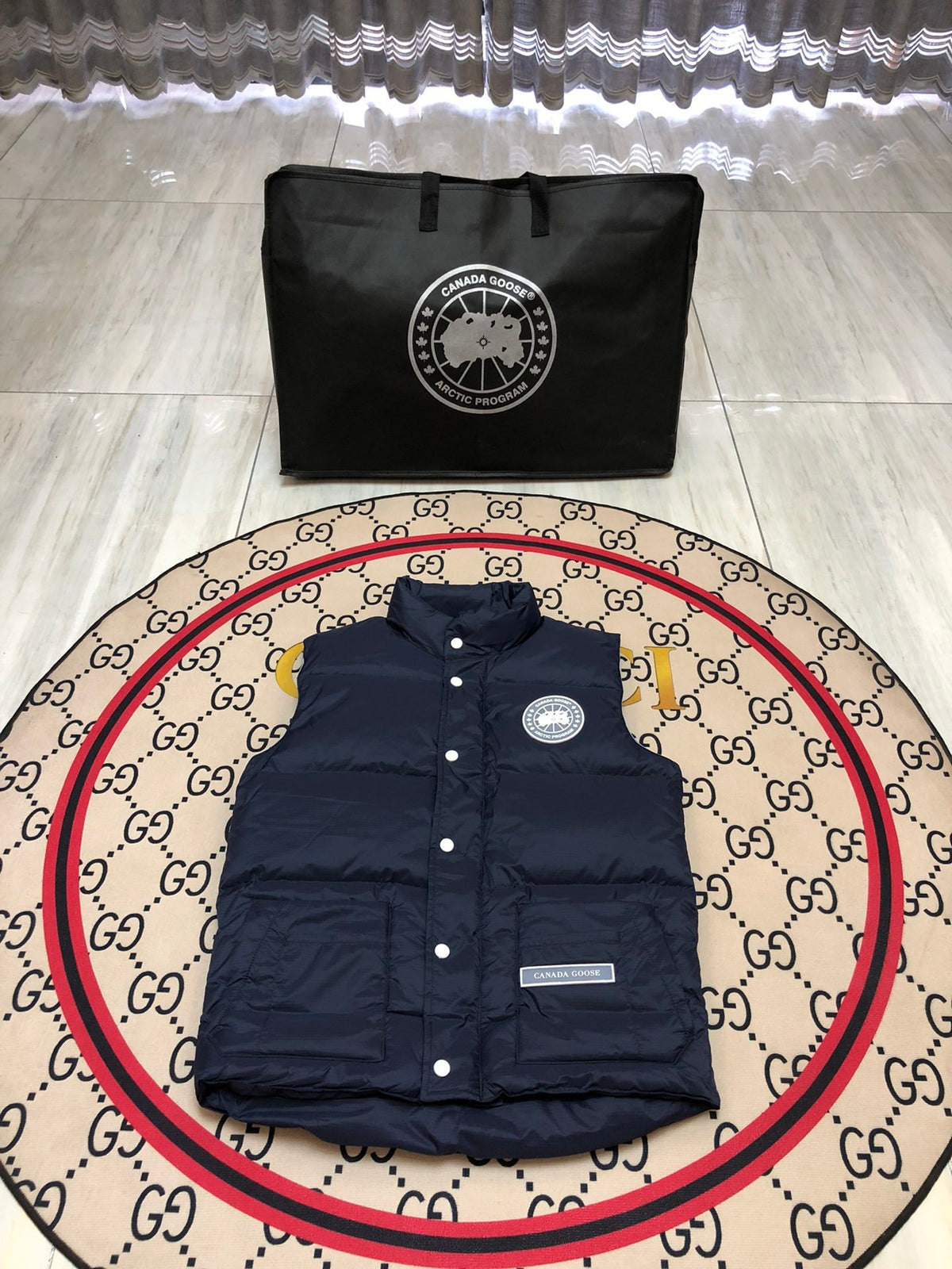 Canada Goose Freestyle Crew Navy Blue Down Vest