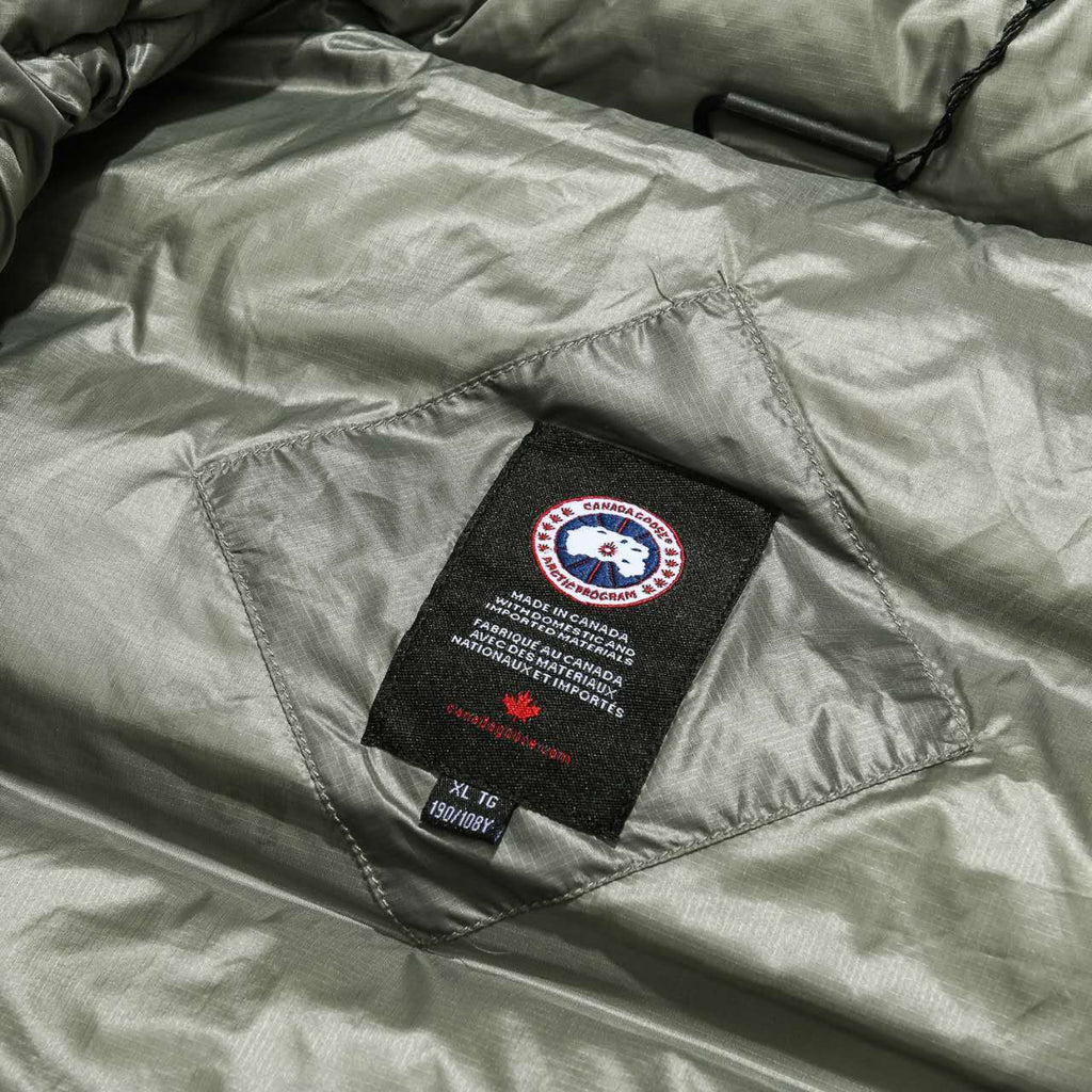 Canada Goose Olive Green Lightweight Down Vest