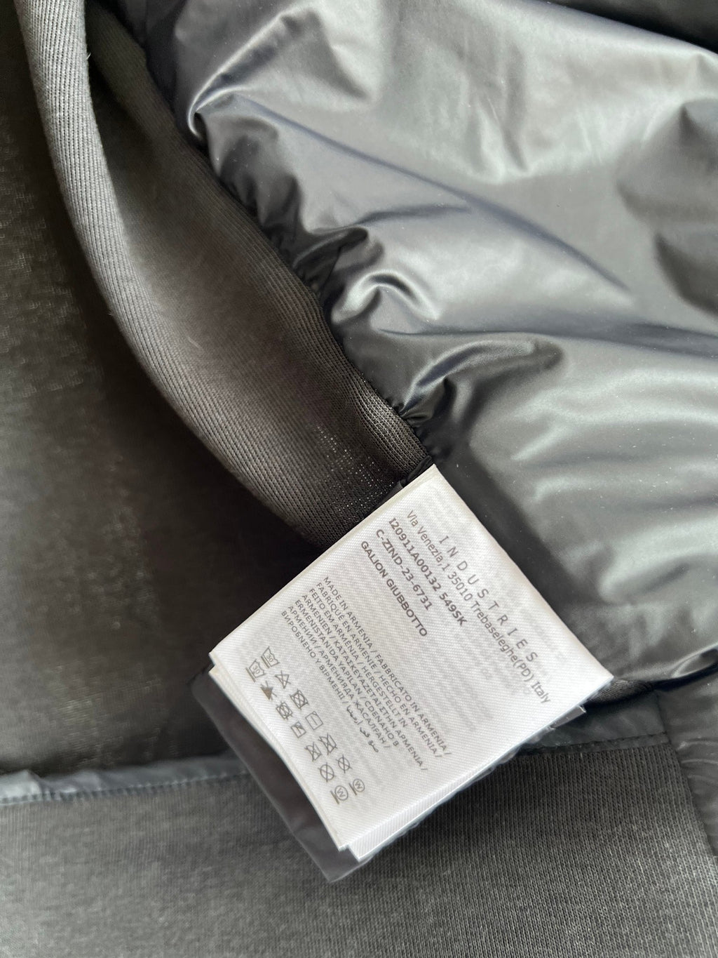 Moncler Black Down Hybrid Knit Zip Jacket