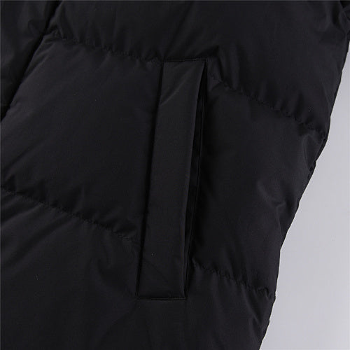 MLB NY Yankees Duck Down Jacket Black Stand Collar