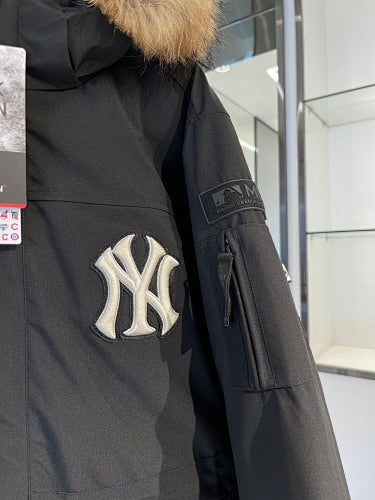 MLB NY Yankees Duck Down Jacket Black