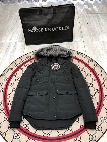 Moose Knuckles 3Q Jacket Army Green Grey Fur Trim