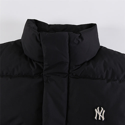 MLB NY Yankees Duck Down Jacket Black Stand Collar