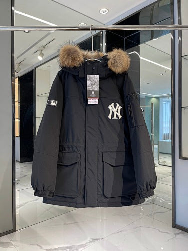 MLB NY Yankees Duck Down Jacket Black