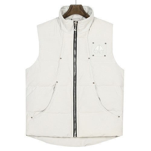 Moose Knuckles White Down Filled Vest