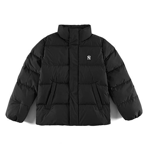 MLB NY Yankees Duck Down Jacket Black Stand Collar