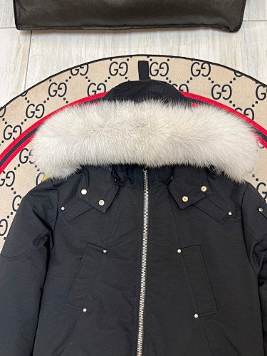Moose Knuckles 3Q Jacket Black Black Fur Trim