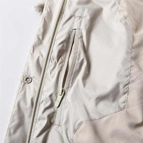 lululemon Wunder Puff Long Jacket Oatmeal