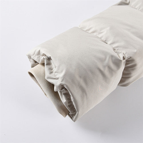 lululemon Wunder Puff Long Jacket Oatmeal