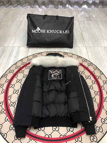 Moose Knuckles 3Q Jacket Black Black Fur Trim