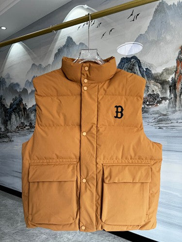 MLB Boston Red Sox Caramel Puffer Down Vest