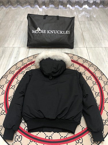 Moose Knuckles 3Q Jacket Black Black Fur Trim