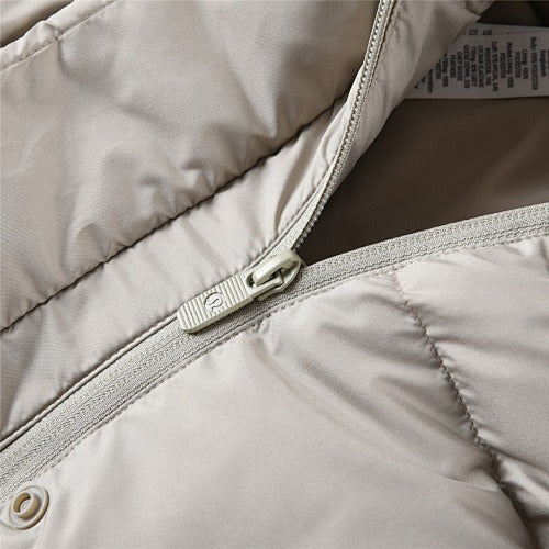 lululemon Wunder Puff Long Jacket Oatmeal