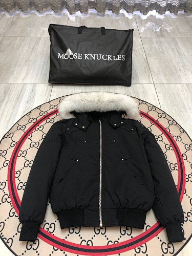 Moose Knuckles 3Q Jacket Black Black Fur Trim