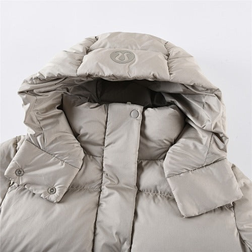 lululemon Wunder Puff Long Jacket Oatmeal
