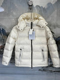 Moncler Pearl White Short Down Jacket