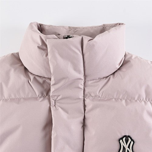 MLB NY Yankees Duck Down Jacket Blush Pink