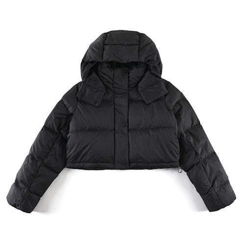 lululemon Wunder Puff Cropped Jacket Black