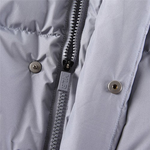 MLB NY Yankees Duck Down Jacket Silver Grey