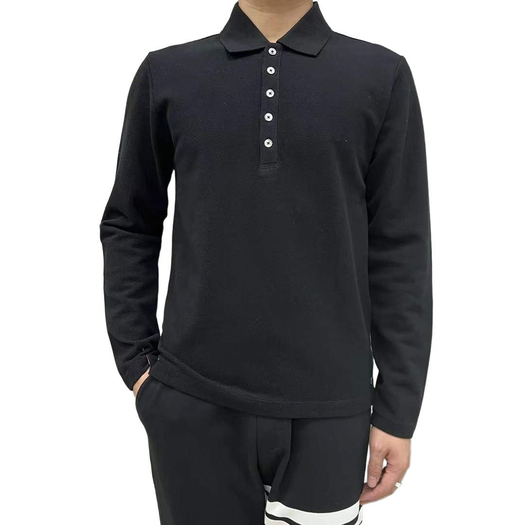 Lapel long-sleeved T-shirt | Thom Browne