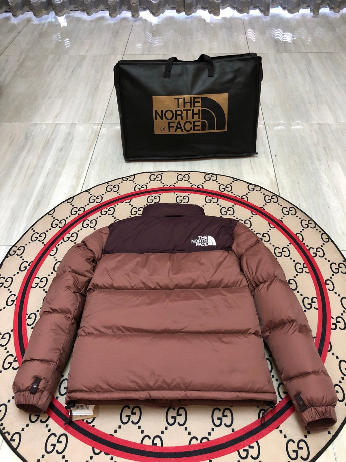 The North Face Nuptse 700 Down Jacket Rose Taupe