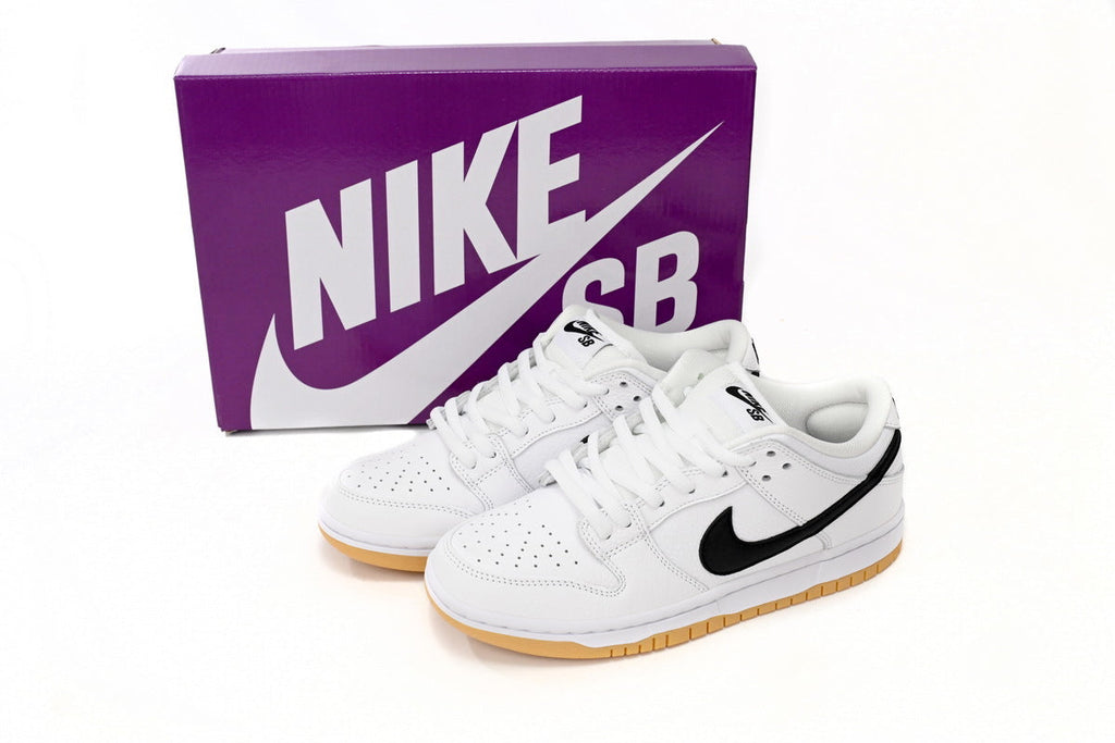 Nike SB Dunk Low Orange Label White Black Reps Sneaker CD2563-100
