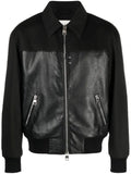 Alexander McQueen panelled zipped bomber jacket