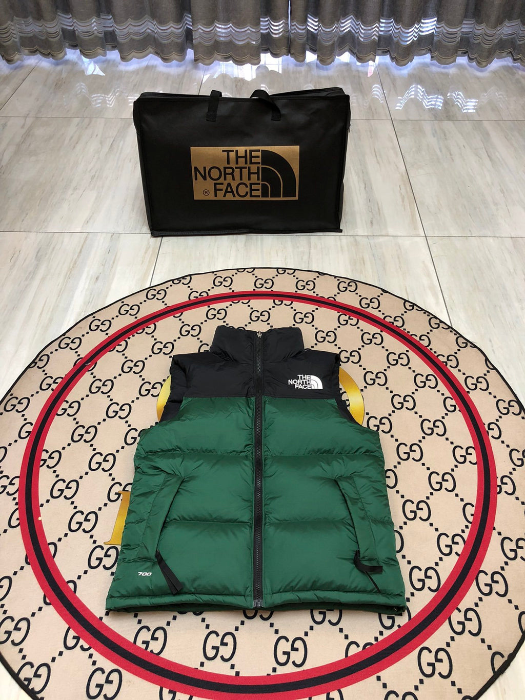 The North Face 1996 Retro Nuptse Forest Green Down Vest