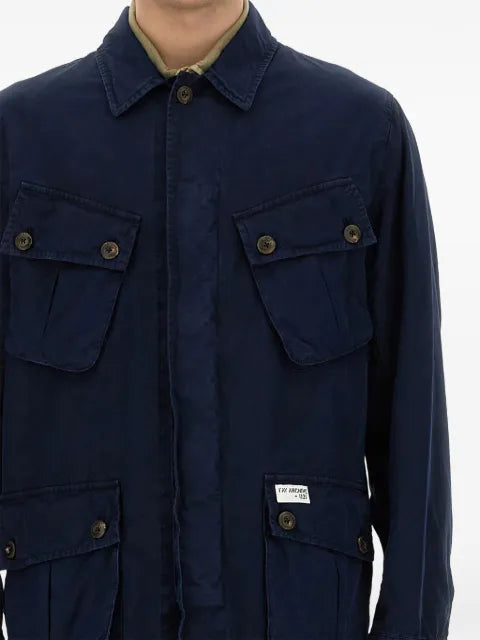 Fay patch-pocket shirt jacket