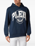 Philipp Plein Skull logo-print cotton hoodie