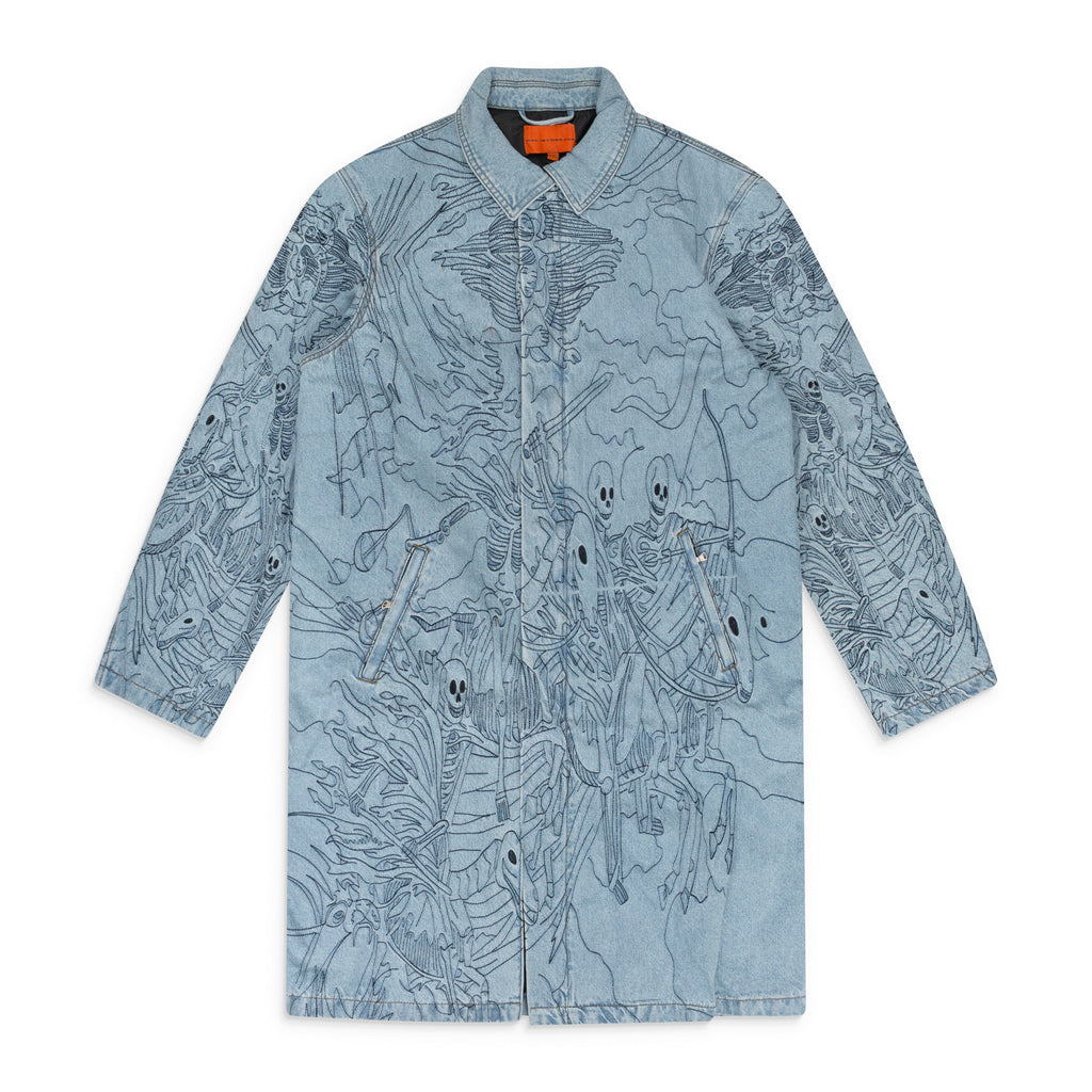 BLUE FOUR HORSEMEN TRENCH COAT