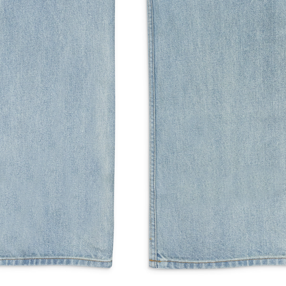 INDIGO LOW-WAIST FLARE DENIM BOOTCUT JEANS