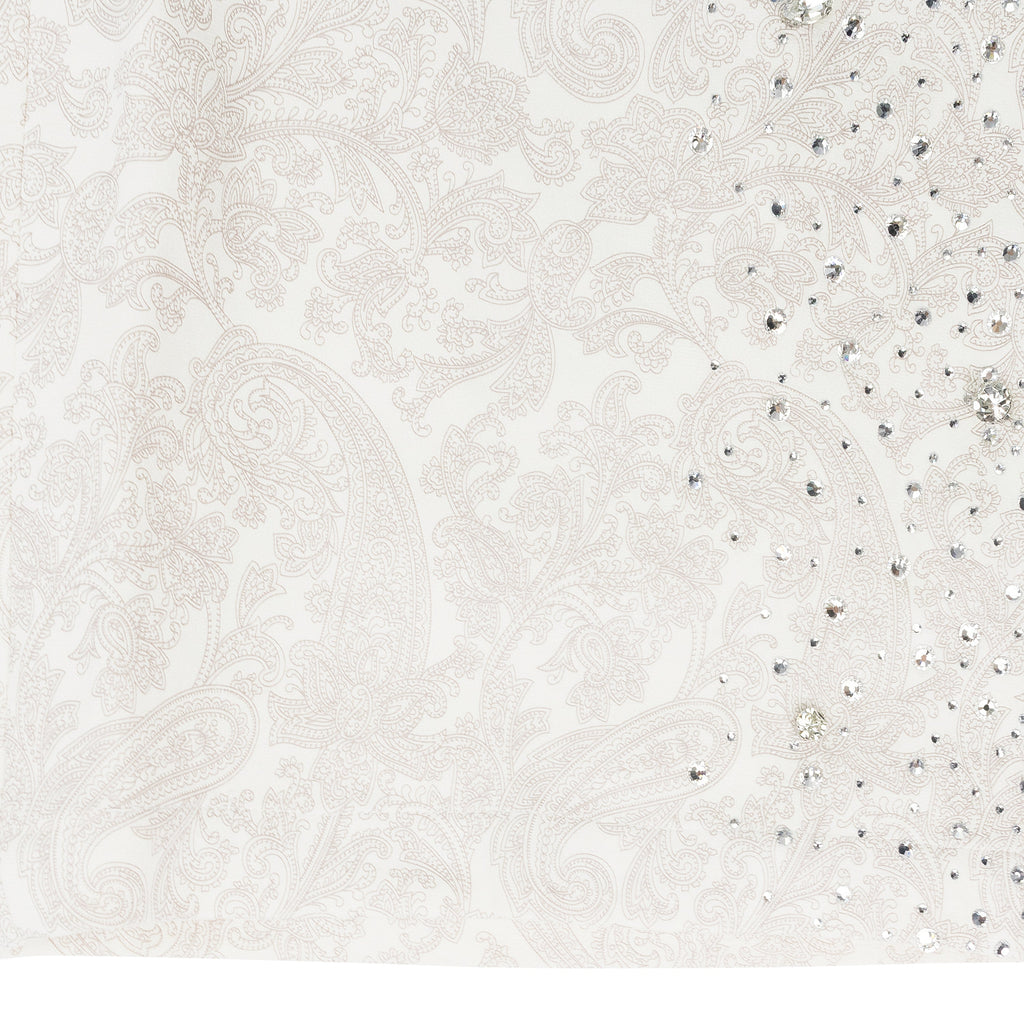 WHITE CASHEW BLOSSOM PEARL SWEATPANTS