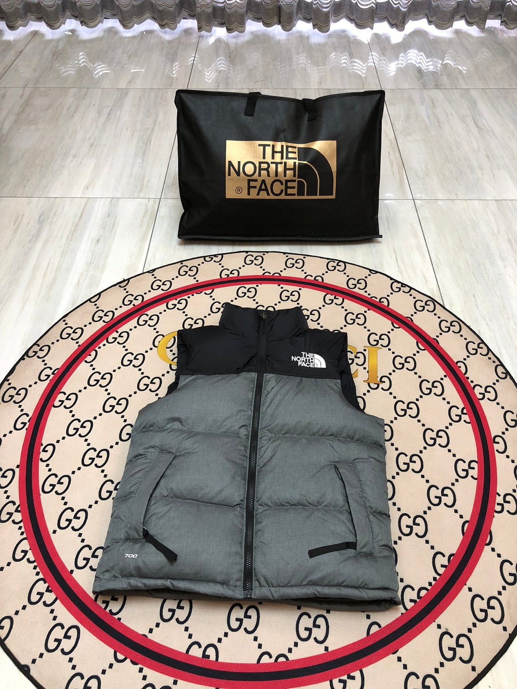 The North Face 1996 Retro Nuptse Grey Down Vest