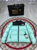 The North Face Nuptse 700 Down Jacket Mint Green Black