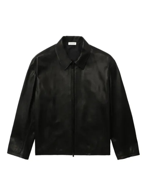 Fear Of God Rider zip-front leather jacket