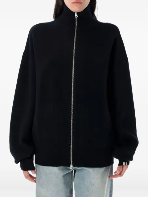 extreme cashmere Xtra Out zip-front cardigan