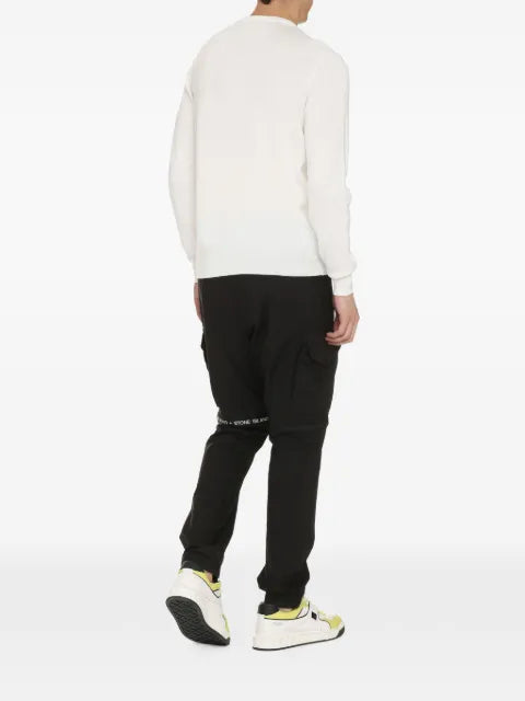 THE (Alphabet) ribbed crew-neck sweater