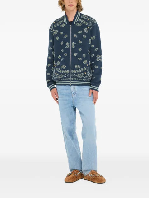 Alanui jacquard bomber jacket