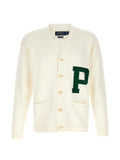 Polo Ralph Lauren letter-intarsia knitted cardigan