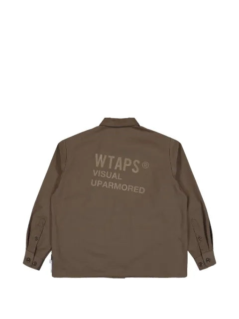 WTAPS JMOD logo-print multi-pocket military jacket