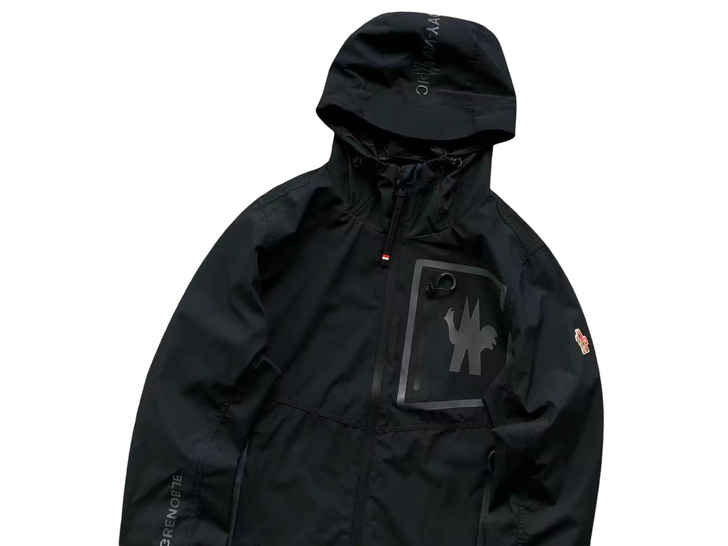 Moncler Black Grenoble Hooded Zip Jacket