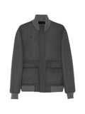 Brunello Cucinelli panelled high-neck jacket