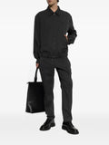 Dolce & Gabbana logo-patch zip-up jacket