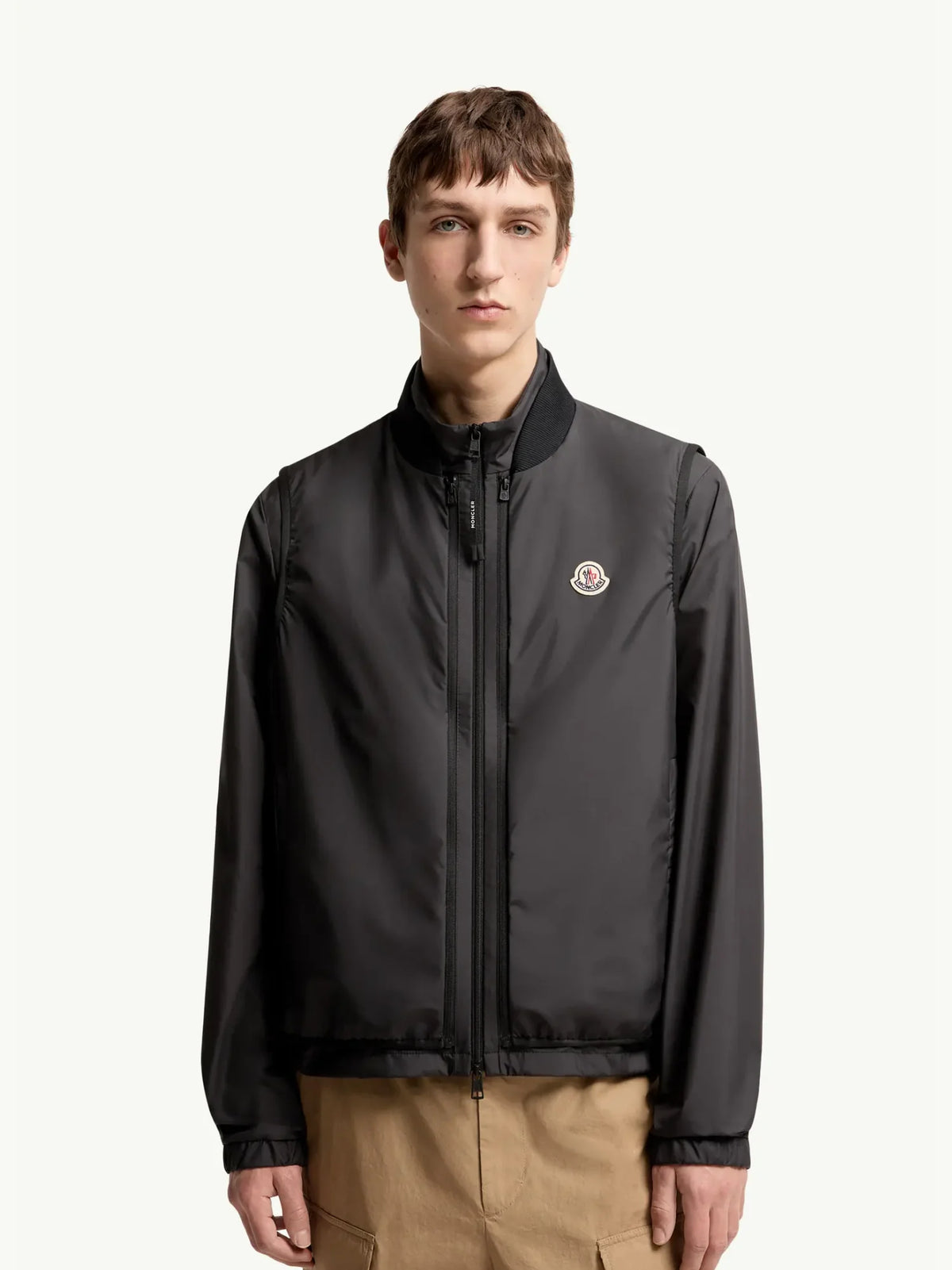 Moncler Charcoal Grey Lightweight Zip Jacket