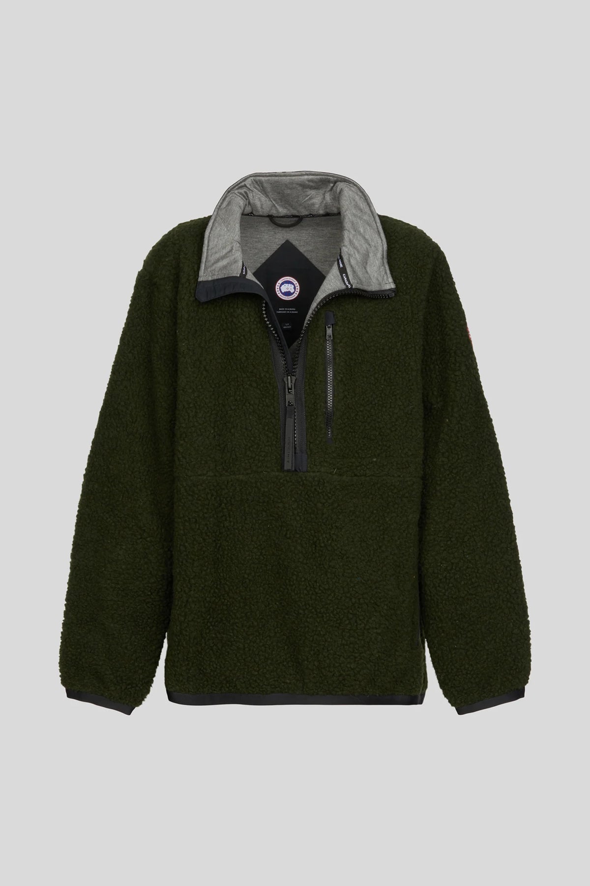 Canada Goose Dark Olive Half-Zip Fleece Pullover