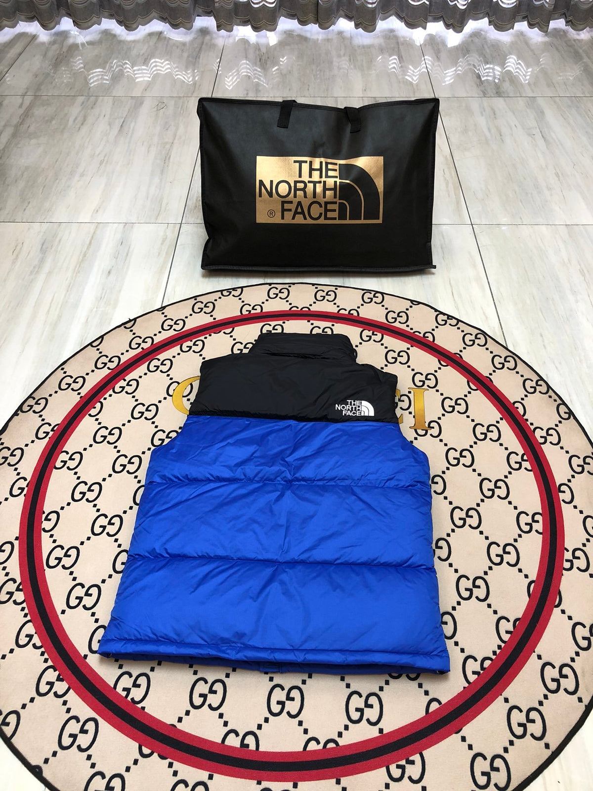 The North Face 1996 Retro Nuptse Blue Down Vest
