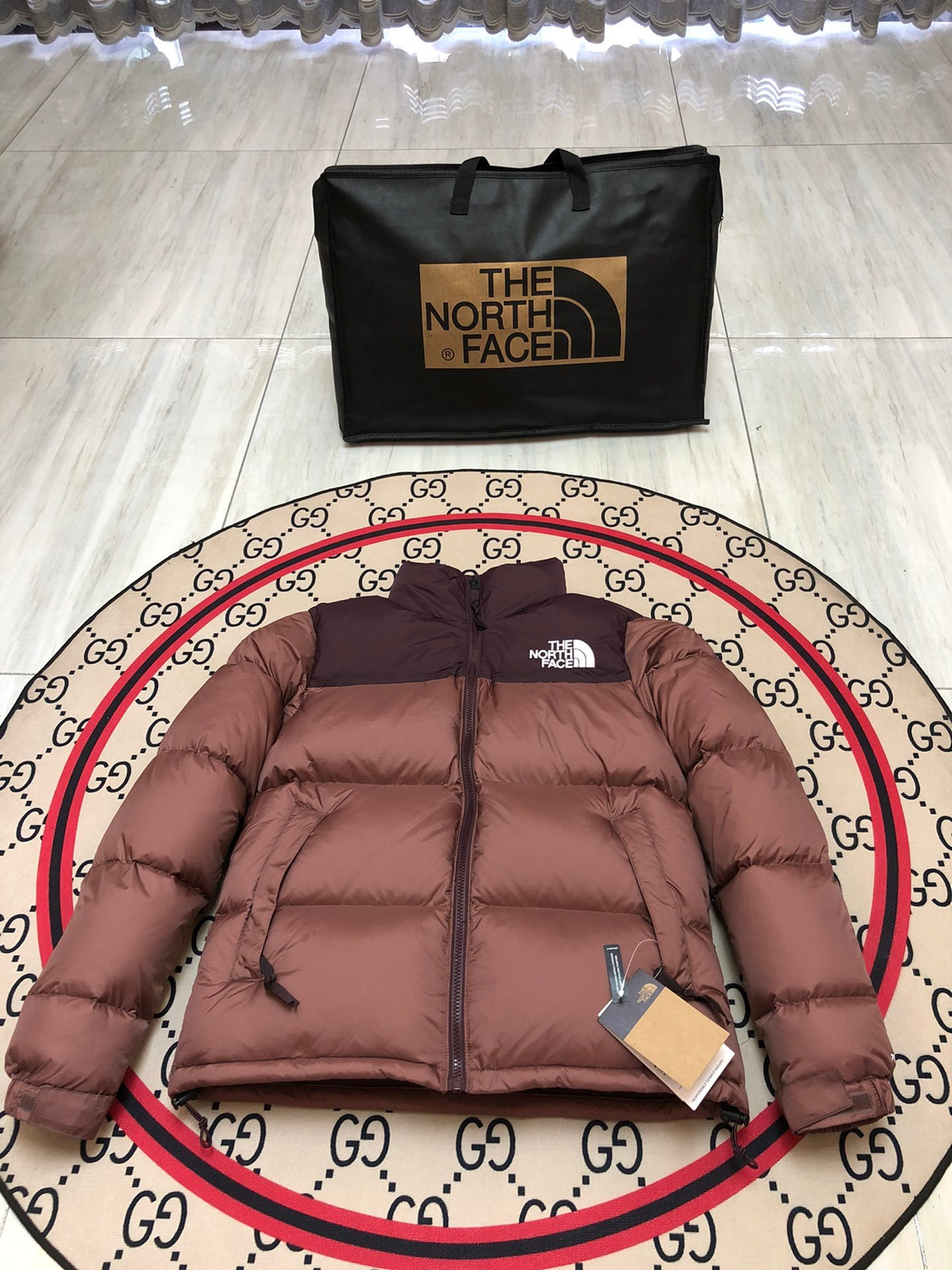 The North Face Nuptse 700 Down Jacket Rose Taupe