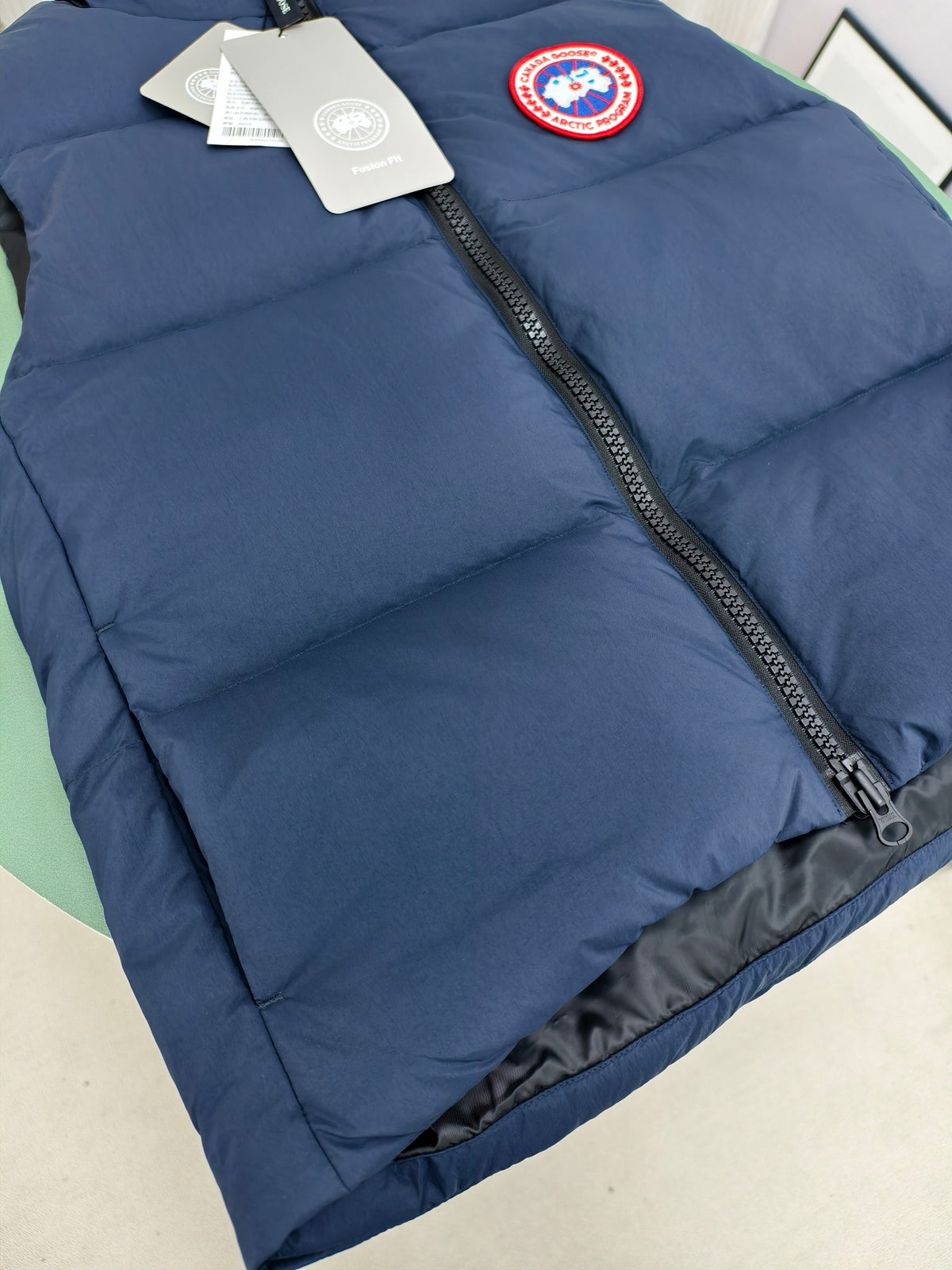 Canada Goose Navy & Black Two-Tone Lightweight Down Vest
